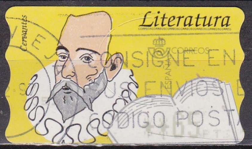 ESPAGNE distributeur N° 14 de 1997 oblitéré et décollé