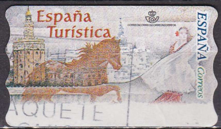 ESPAGNE distributeur N° 30 de 1999 oblitéré et décollé