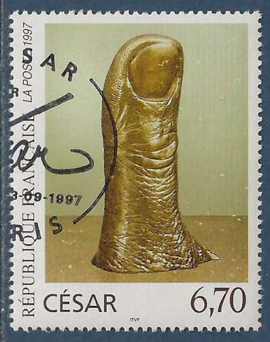 N°3104 César oblitéré