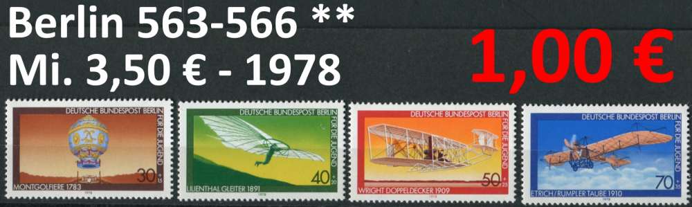 Berlin 1978 - Michel 563-566 - Yvert ? -** neuf mnh - 