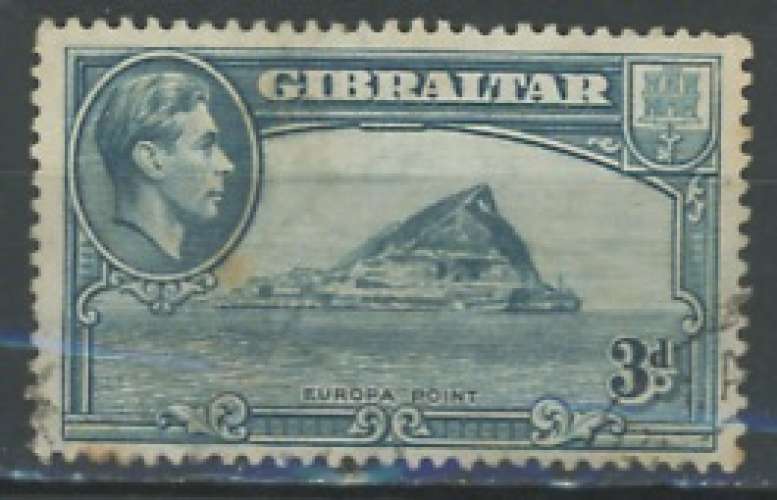 GIBRALTAR oblitéré N° 107