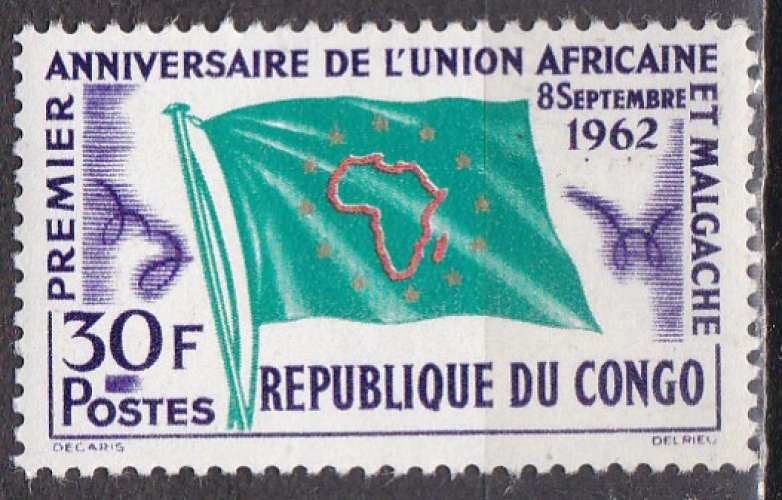 CONGO N° 152 de 1962 neuf**  