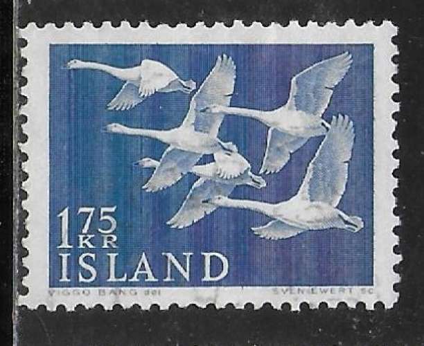 Islande - Y&T  n°271 - Oblitéré / Used  - 1956