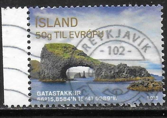 Islande - Y&T  n° 1379 - Oblitéré / Used  - 2015