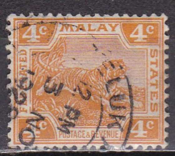 MALAISIE N° 58 et 59 de 1921 oblitérés (2 scans) 