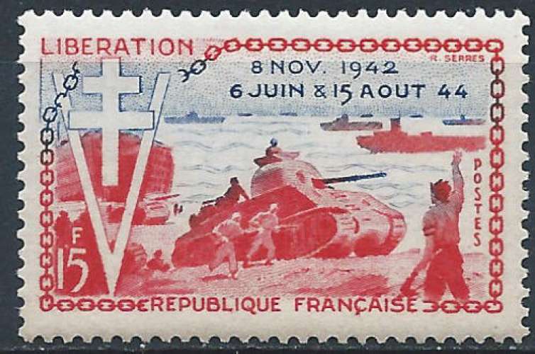 France - 1954 - Y & T n° 983 - MH