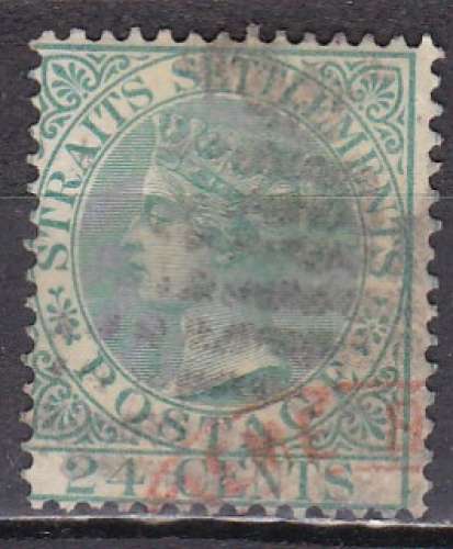 MALACCA N° 17 de 1867 oblitéré