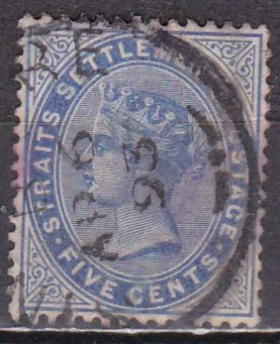MALACCA N° 35 de 1882 oblitéré