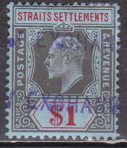 MALACCA N° 132 de 1907 oblitéré