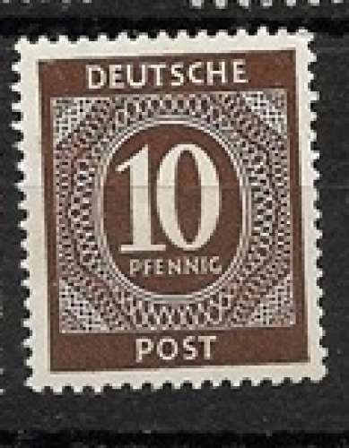 Allemagne occupation AAS neuf sans gomme YT 8
