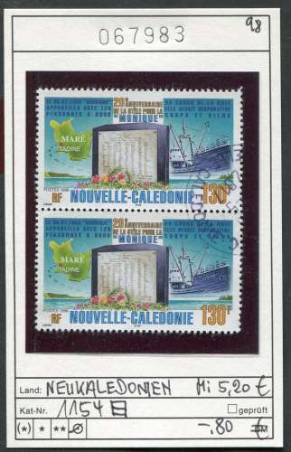 Nouvelle-Caledonie 1998 - Michel 1154 - Yvert 778 - oo oblit. - paire