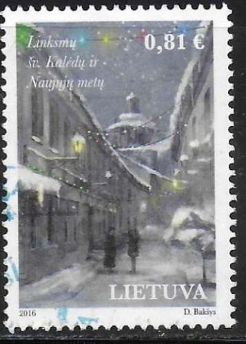 Lituanie - Y&T  n° 1075 - Oblitéré / Used  - 2016
