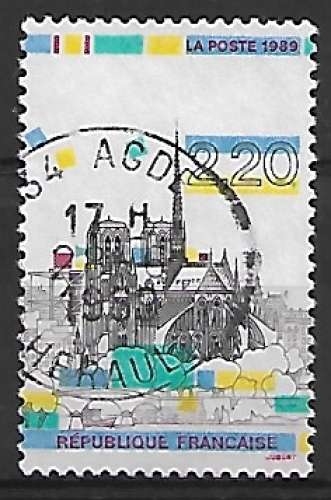 FRANCE 1989 YT 2582 oblitéré - Notre Dame