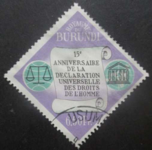 BURUNDI N°72 oblitéré