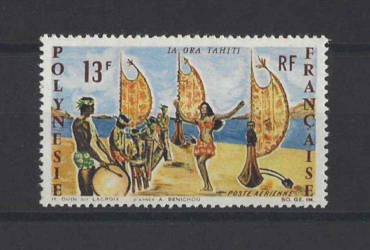 POLYNESIE  Y/T   PA n° 21    neuf **    1966
