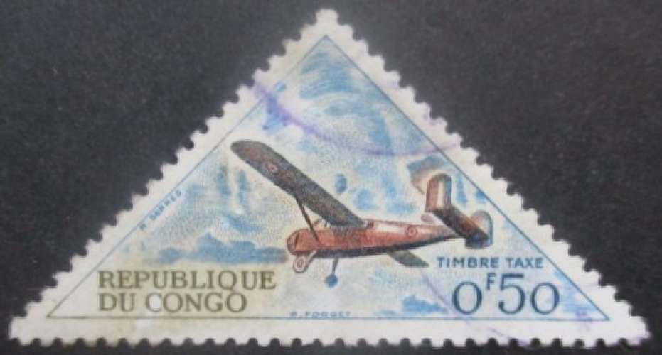 CONGO taxe N°35 oblitéré