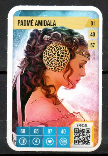 Carte Star Wars Auchan 2025 N°01/72 PADME AMIDALA