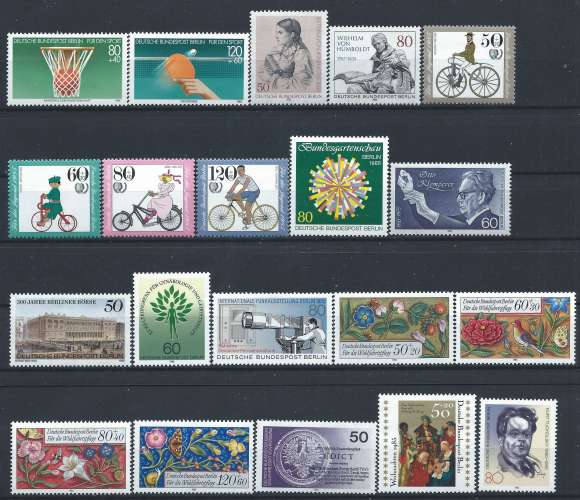 Allemagne Berlin Lot 20 Tp Neuf** (MNH) Année 1985