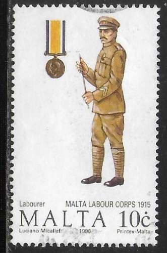 Malte - Y&T n° 827  -  Oblitéré / Used  - 1990
