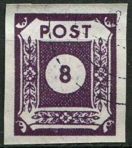 ALLEMAGNE SAXE ORIENTALE 1945 OBLITERE N° 3