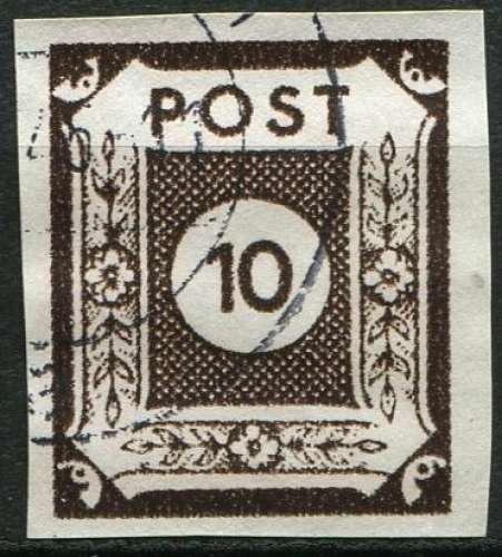 ALLEMAGNE SAXE ORIENTALE 1945 OBLITERE N° 4