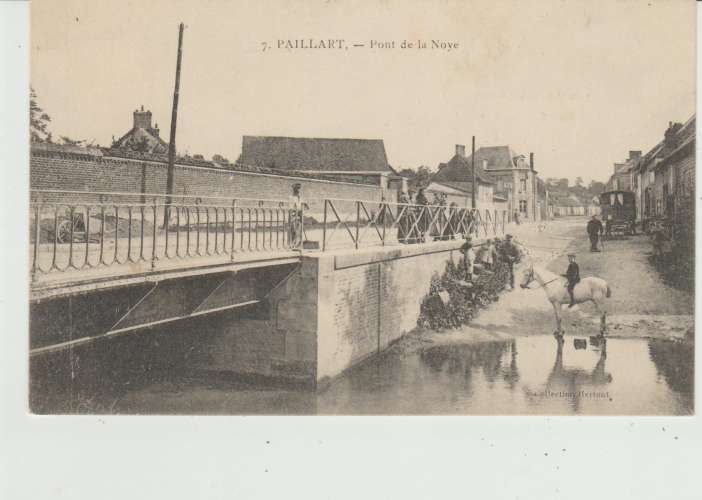 CPA PAILLART (60) PONT DE LA NOYE - ANIMEE
