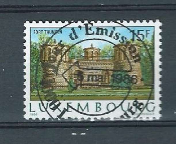 LUXEMBOURG-OBL-1986-YT N°1103-1104-1105-fortresses