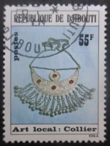 DJIBOUTI N°482 Bijoux oblitéré