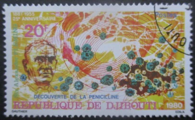 DJIBOUTI N°523 A. Fleming oblitéré 