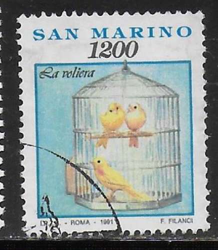 Saint Marin - Y&T n° 1277 - Oblitéré / Used  - 1991