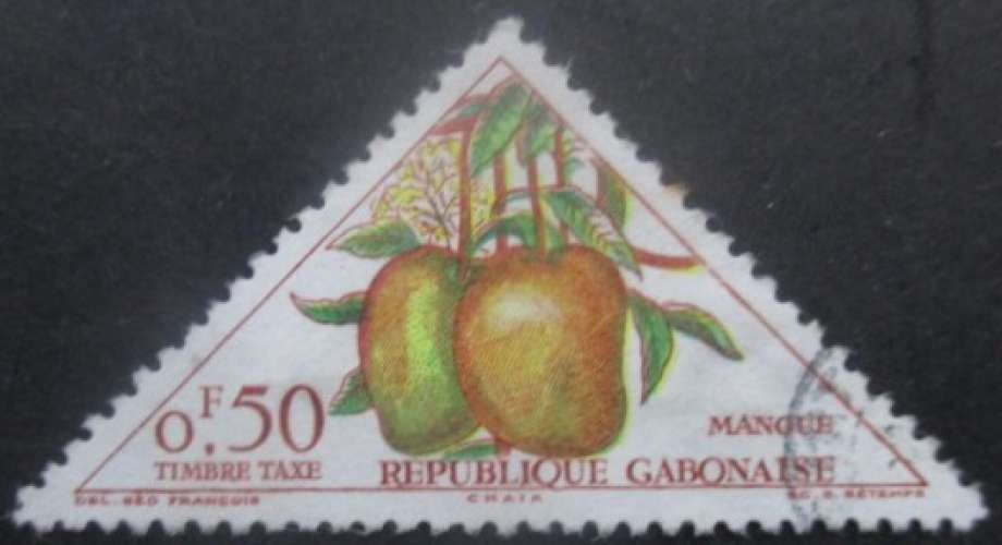 GABON taxe N°35 oblitéré 