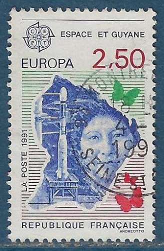 N°2696 Europa - espace oblitéré