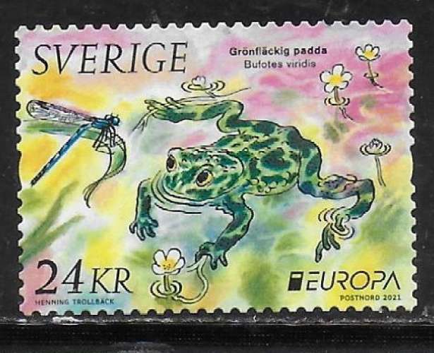 Suède - Y&T n° 3335 - Oblitéré / Used  - 2021