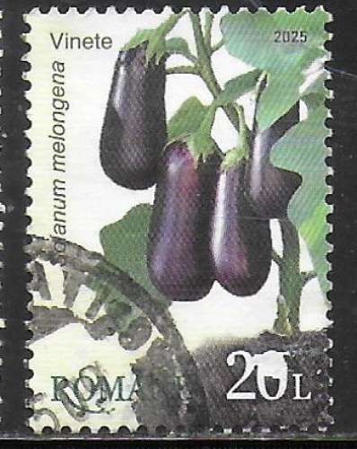 Roumanie - 20 L Aubergines - Oblitéré / Used  - 2025