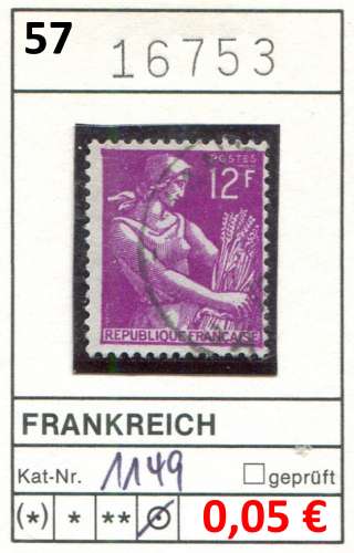 France 1957 - Michel 1149- Yvert  - oo oblit