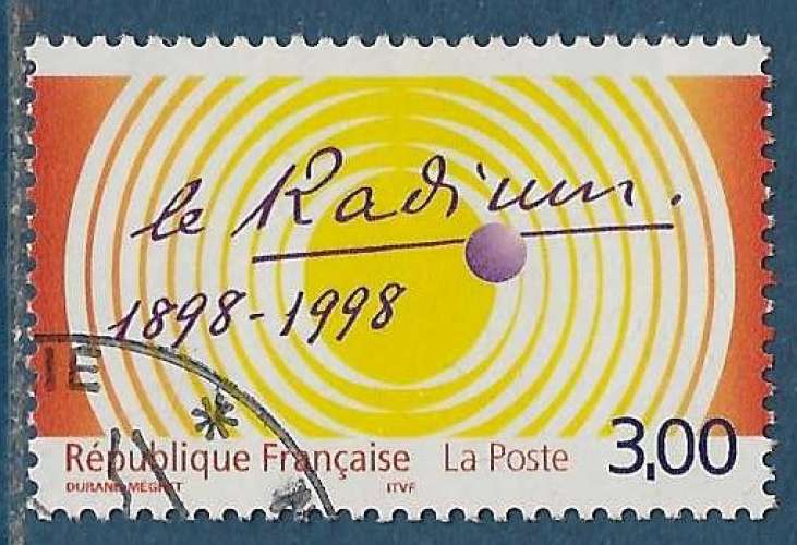 N°3210 Découverte du radium oblitéré