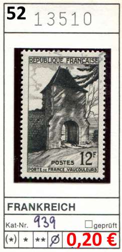 France 1952 - Michel 939 - Yvert  - oo oblit