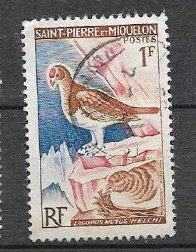 SPM - 1962 - YT    n°  365 oblitéré