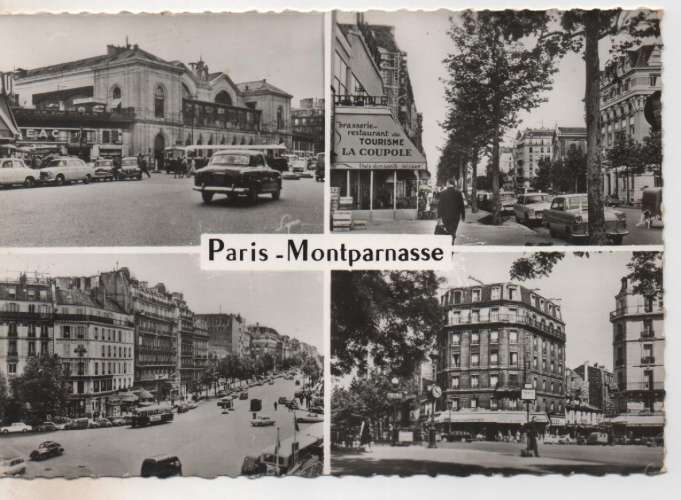 cpsm 75 Paris -montparnasse Multivues