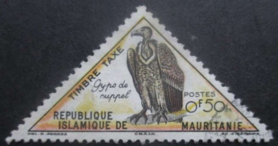 MAURITANIE taxe N°34 oblitéré 