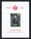 Monaco bloc feuillet BF   8 Prince Rainier 1/4 de cote neuf ** TB MNH sin charnela cote 9.3 