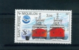Saint Pierre et Miquelon 528 1990 à la faciale bateaux neuf TB ** MNH sin charnela  