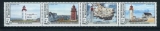 Saint Pierre et Miquelon 563 566 1992 à la faciale phares en bande neuf TB** MNH sin charnela  
