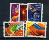 France 3422 3426 à la faciale 2001 sciences neuf ** TB MNH sin charnela  