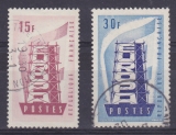 FRANCE 1956 OBLITERE N° 1076 1077 europa