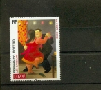 miniature France 3482  tableau Botero les danseurs 2002 neuf ** TB MNH sin charnela  faciale 1.02