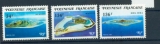 Polynésie 171 173 1981 iles neufs ** LUXE MNH sin charnela cote 9.7