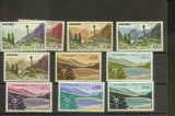 Andorre 158 164 1/4 de cote 1961 paysages neuf ** TB MNH sin charnela cote 105