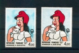 France 2291 variété bleu unicolore et original neuf ** TB MNH SIN CHARNELA 