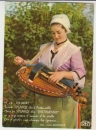 cpm En Berry Sainte Solange ......  joueuse de vielle  J.L .Boncoeur